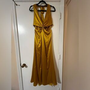 NWT Reformation Nerida Dress - size 8 - How to Lose a Guy in 10 Days yellow gold